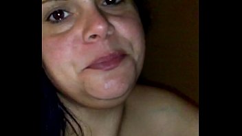 My bbw cubana ex wife masturbate with red lingerie in front to me after, she enjoy sucking my sperma when i have big cumshot looking finger