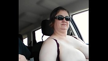 Bbw milf topless with her boobs out