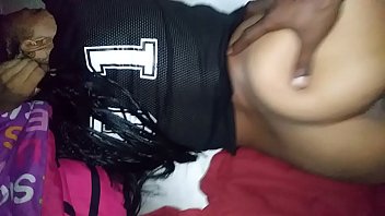 Black teen gettin fucked with big black cock