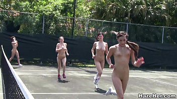 Hazing on the tennis court