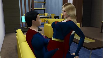 Superman Fucks Supergirl DC PORN 3D
