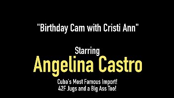 Thick Twats Angelina Castro & Cristi Ann dildo drill their phat ass pussies until they make themselves cum like professionals! Full Video & Angelina Live @ AngelinaCastroLive.com!