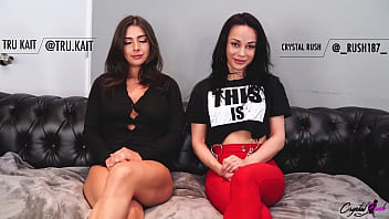 Two Girl In Casting - Threesome In Different Poses - Crystal Rush