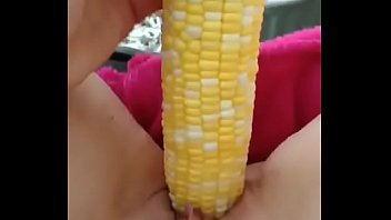 sticking corn good pussy white