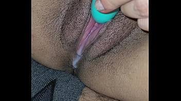 Latina wife with cum oozing from pussy