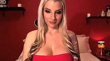 Tattooed Blonde Chick Toys With Her Ass