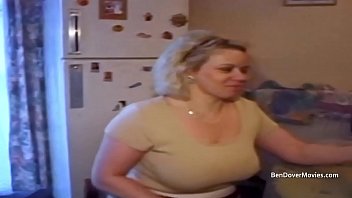 Chubby round bellied blonde fucked in her council flat