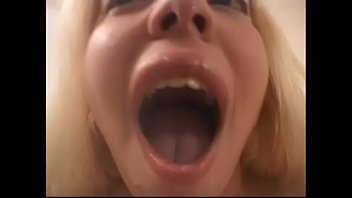 Depraved blonde was hard fucked in the mouth and pumped with sperm