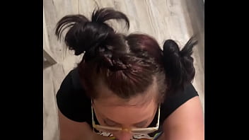 Kitty Kash is a nerd with glasses that sucks all the nut off her bf dick after he cums all in her pussy - Snap chat - kittykash94