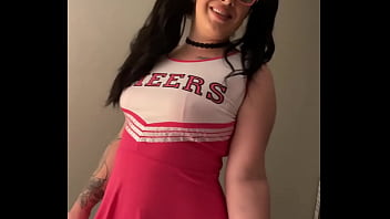 Kitty Kash - Innocent looking cheerleader loves sucking cock & riding dick - gets a load of cum on her huge ass at the end - see more on my snap chat - kittykash94