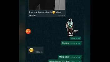 CHAT DE WASSAP CON MI PRIMITA GABY ME ENVIA PACK MAS EL VIDIO