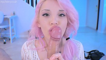 CHERRY CRUSH COSPLAY FUCK MACHINE AND BJ CUM IN MOUTH