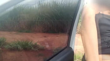 She begging me to stop the car at the woods to fuck her hard and cum inside KARINA AND LUCAS