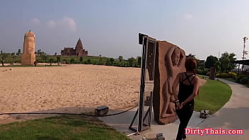 Dude fucks Thai slut after the outdoor fun