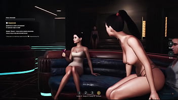 3D animated video from Sunbay City game. A young beauty in a fetish club gets anal training right on stage, after which she participates in a show on stage with hard anal sex right in front of the club's visitors, and takes the money and doubles
