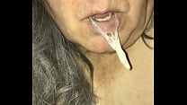 Mature Tranny Cum In Mouth Cum Bubbles