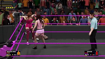 WWE 2K18 NATASHA NICE w/MR MARCUS VS CHAVON WSTEVE TONY T AND CHRIS CHARMING