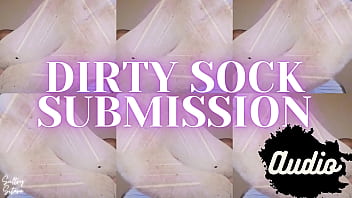 FEMDOM AUDIO - DIRTY WHITE SOCKS SUBMISSION FOR FOOT BOYS AND SOCK LOVERS