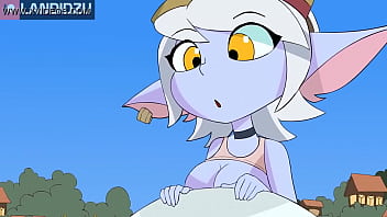 Tristana got cum in her mouth (Hentai Animation)